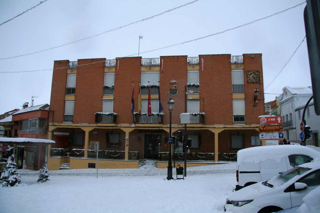Ayuntamiento de Algete tras la borrasca Filomena